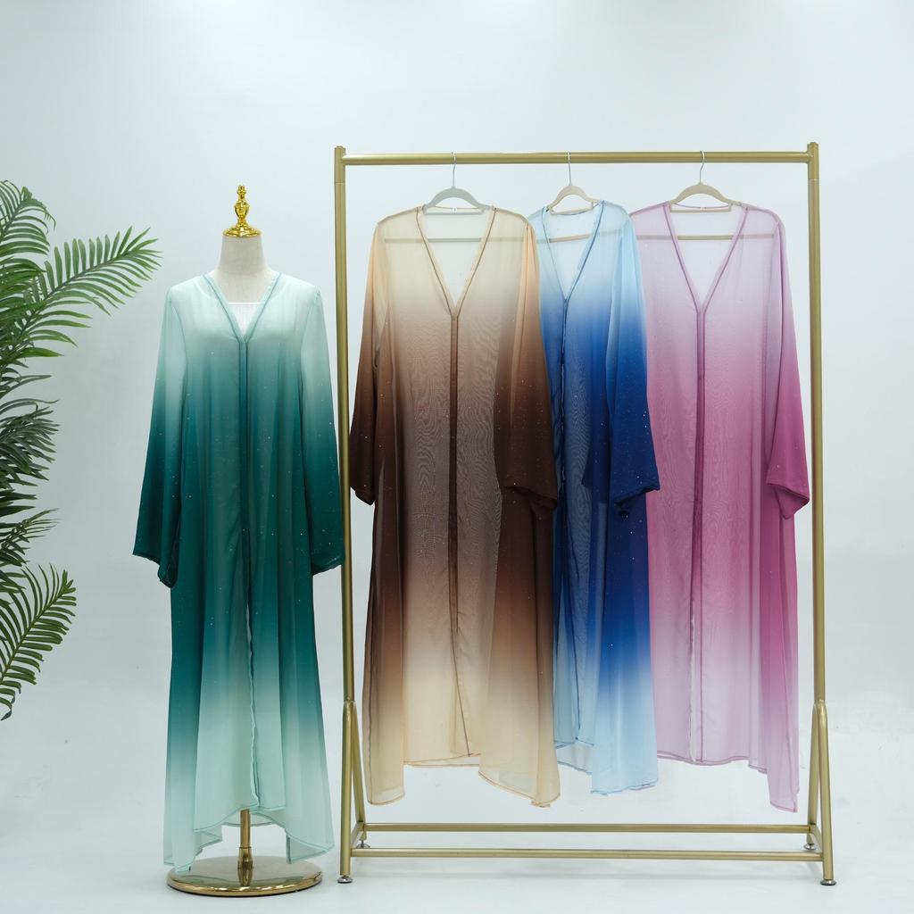 Opaska na głowę Loriya Gradient Color i codzienny kardigan imprezowy LR841 z 2024 roku