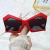 New Vintage Cat Eye Sunglasses Women Men Square Sun Glasses Big Eyewear  for Male Female Special Shaped Glasses
