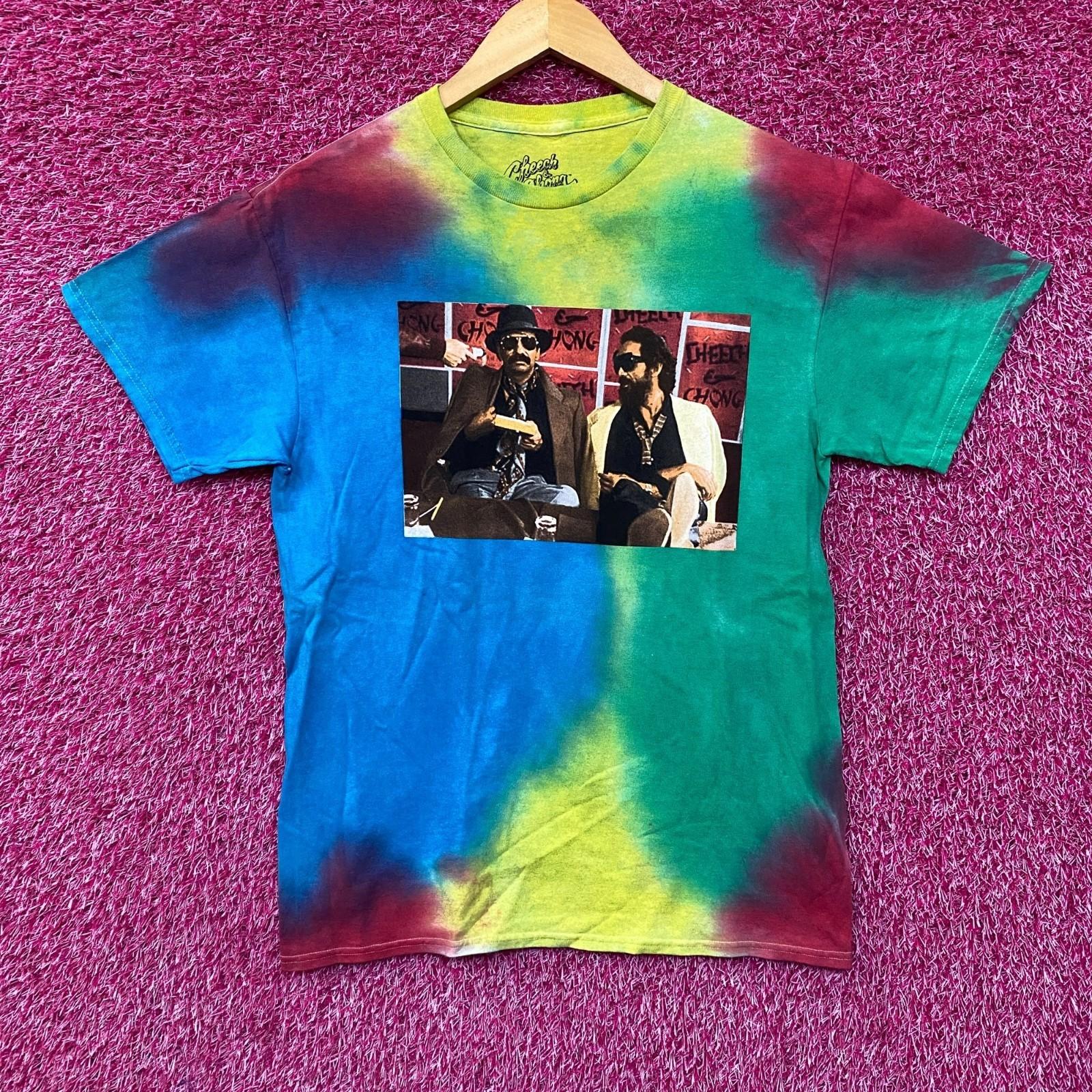 

Cheech Chong Graphic Print Tie Dye T-Shirt 4XL