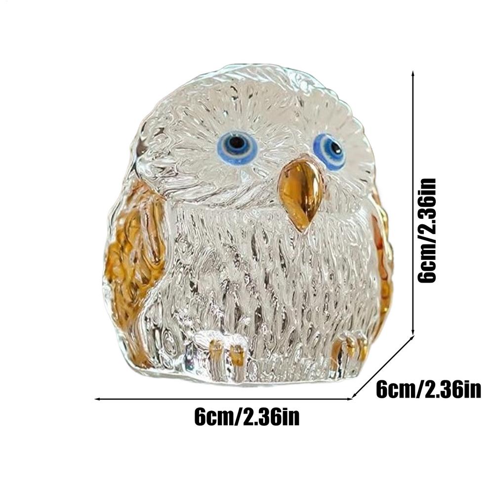 

Owl Decor For Home Sparkling White Figurines Owl Statue Decor For Christmas Thanksgiving Birthdays Family Friends Living Room