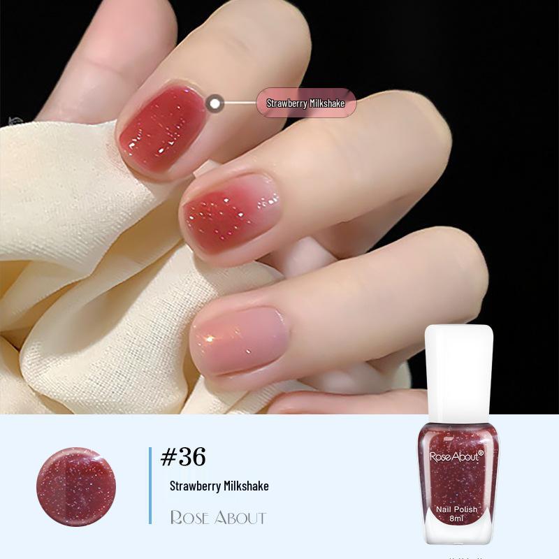 Aurora Nude Water-Based Peelable Nail Polish - Summer Long-Lasting, Eco-Friendly, Odorless, No-Bake, Free Shipping