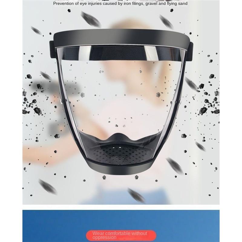 Pesticide Protective Mask Spray Spray Protective Cover High Definition Transparent Anti-cut Dust-proof and Fogging Full-face Protective Screen