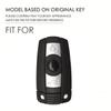 Zinc Alloy Car Key Case Cover Shell For BMW E60 E61 E70 E81 E87 E90 E91 E92 X1 X5 X3 1 3 5 6 Series Z4 Auto Keychain Accessories