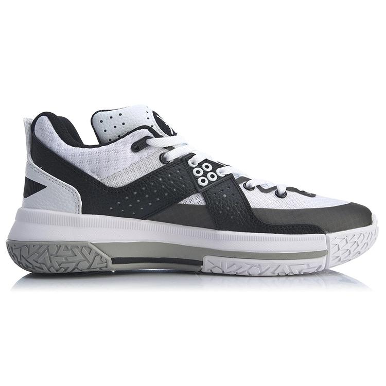 New LiNing All City 5 Wade Collection Anti Slip Wear Resistant Low Top Basketball Shoes Black White Gray ABAS105-1