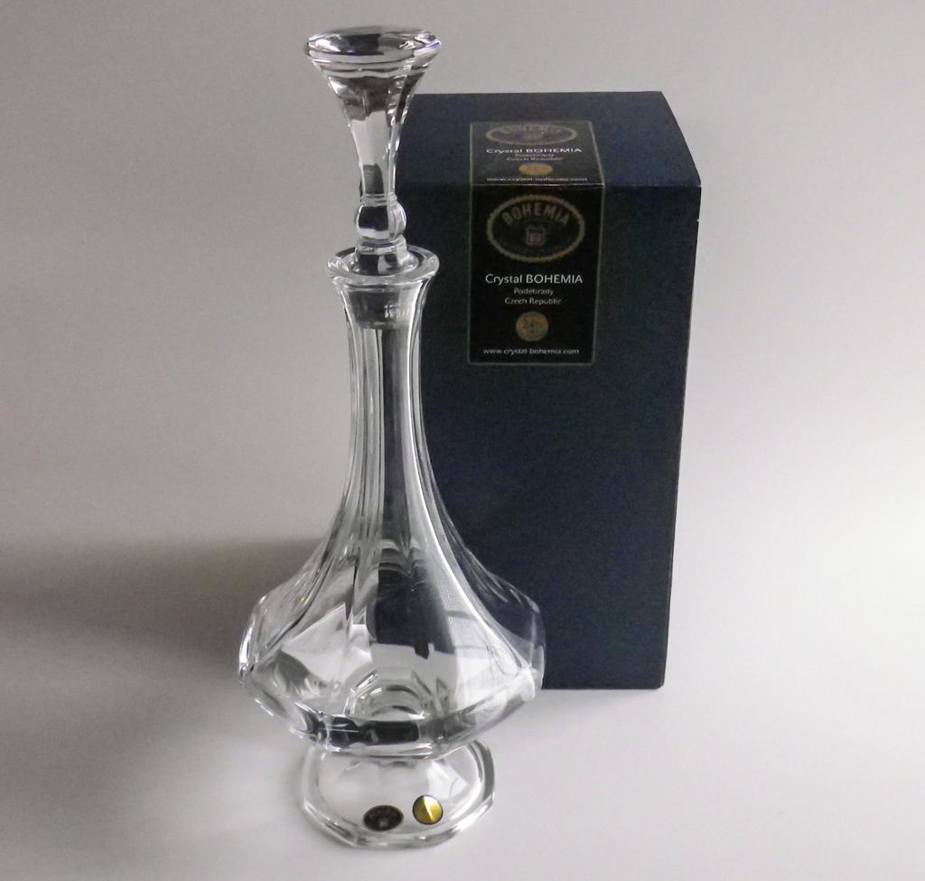 Bohemian Glass Crystal Decanter King Louis 173