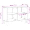 TV Stand Artisan Oak 69.5 x 30 x 50 cm Particleboard