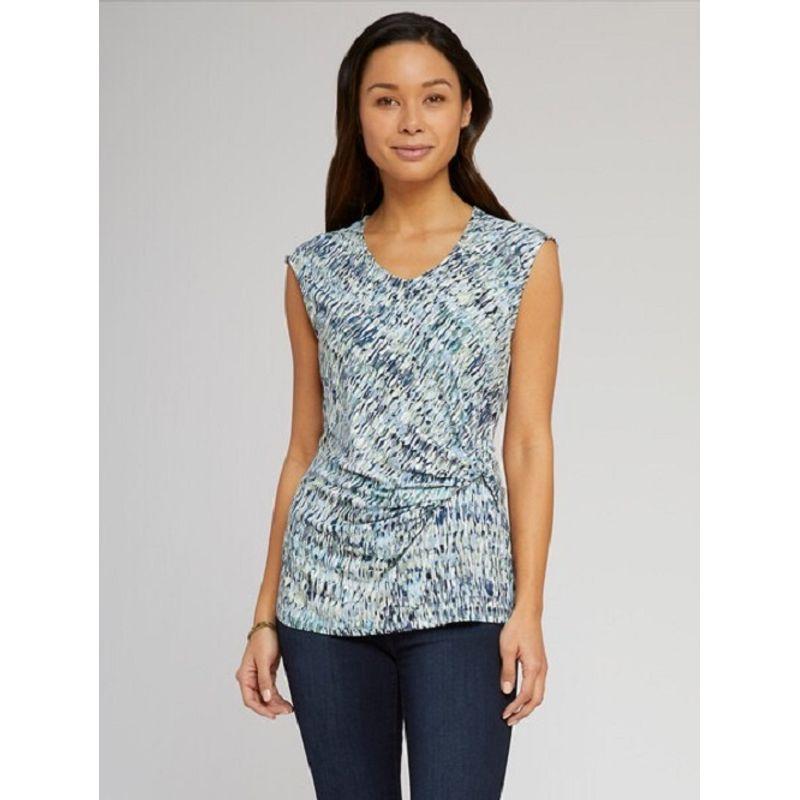 

Knitting Print Sleeveless Base Clothing Pullover Chubby Girl Spring and Summer American Tops European and American plus Size Women s Clothes Vest Flower Green S