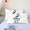 Rainbow Notes Pattern 3D Printed Duvet Cover Set Abstract Art Colorful Style Quilt cover set Soft Comfortable Luxury Bedding Set