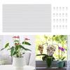 20PCS Plant Support Stakes with Fix Clip Sturdy Plant Support Sticks for Flowers and Vegetables Easy Installation Clear