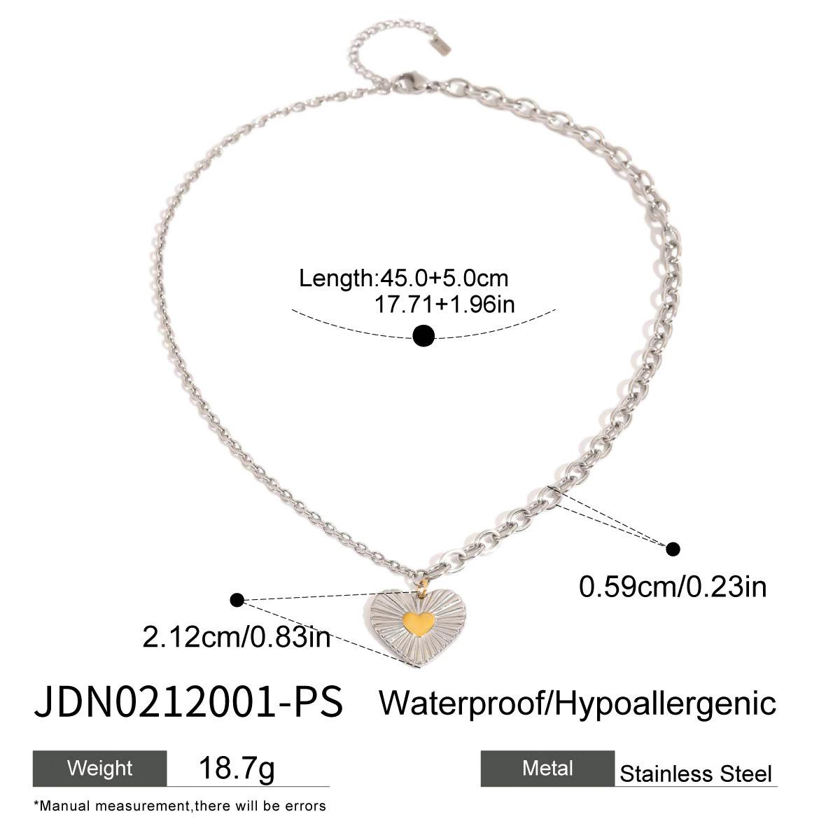 European and American titanium steel necklace does not fade jewelry earrings earrings stainless steel