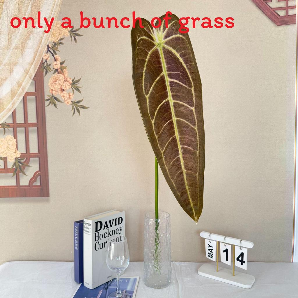 Realistic Tropical Faux Plant Home Decor With Green Leaves For Photography And Wedding Arrangements