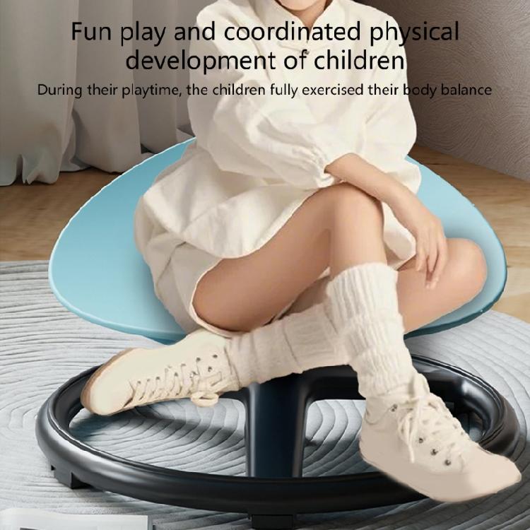 Sedia Girevole Sensoriale con Base Antiscivolo Sedile Spinner Giocattolo Sit and Spin Calmante per Allenamento di Equilibrio e Coordinazione
