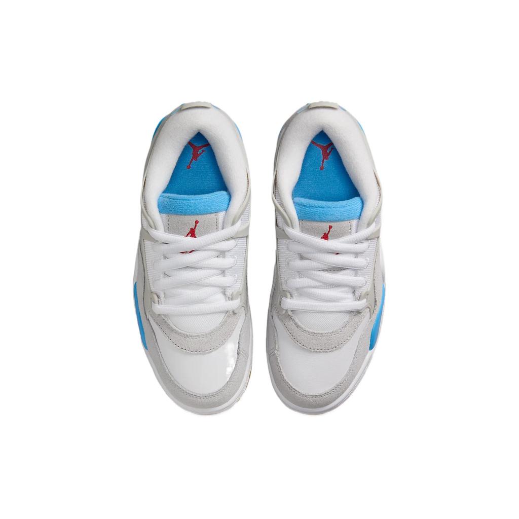 Jordan 1 Mid Little Kids White Blue FQ7938-104