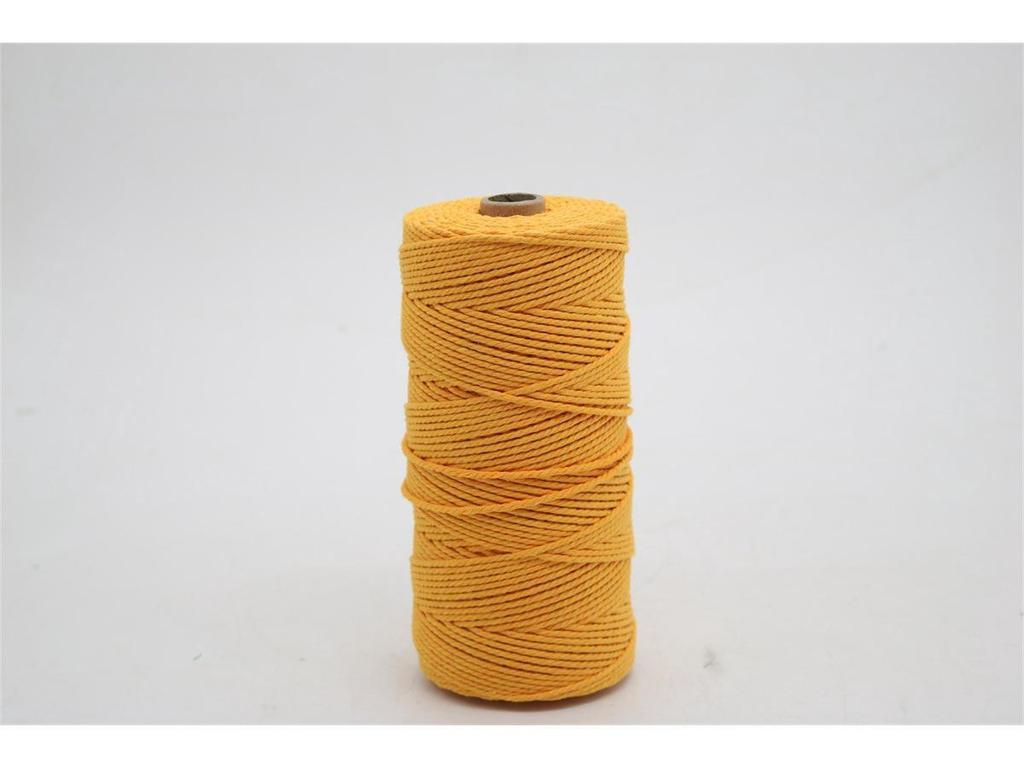 2 mm farbiges Baumwollfadenseil für selbstgemachte dekorative geflochtene Wandteppiche