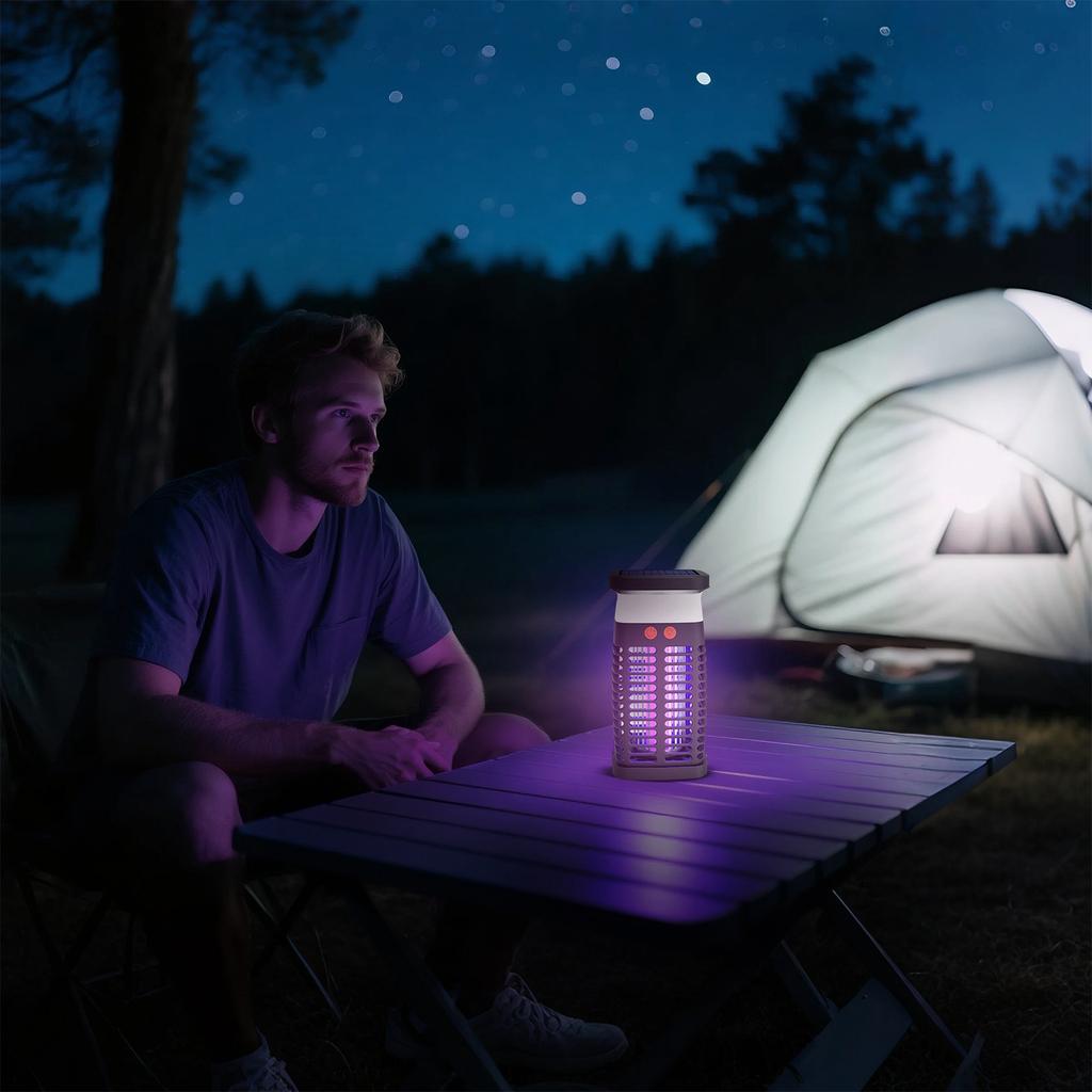 Zapper Outdoor,  Portable & Rechargeable Zapper Mosquito Zapper, Electric Fly Zapper With  Battery&Night Light, Cordless Insect Zapper
