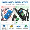 Germany 36V 20Ah Waterproof PVC Lithium Battery for E-Bikes Scooters, 2600mAh 10s8p China Cells with 20A BMS 3A Big Warhead Plug