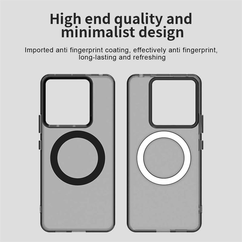 For Xiaomi Redmi Note 13 Pro 5G Case Magsafe Wireless Charging Cover Xiaomi Redmi Note 13 Pro Plus Matte TPU Phone Back Bumper