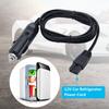 12V Car Cooler Plug Power Cable,Mini Fridge Cool Replacement Power Extension Cable,Car Cooler 2 Pin Lead Wire Plug (1.8M)