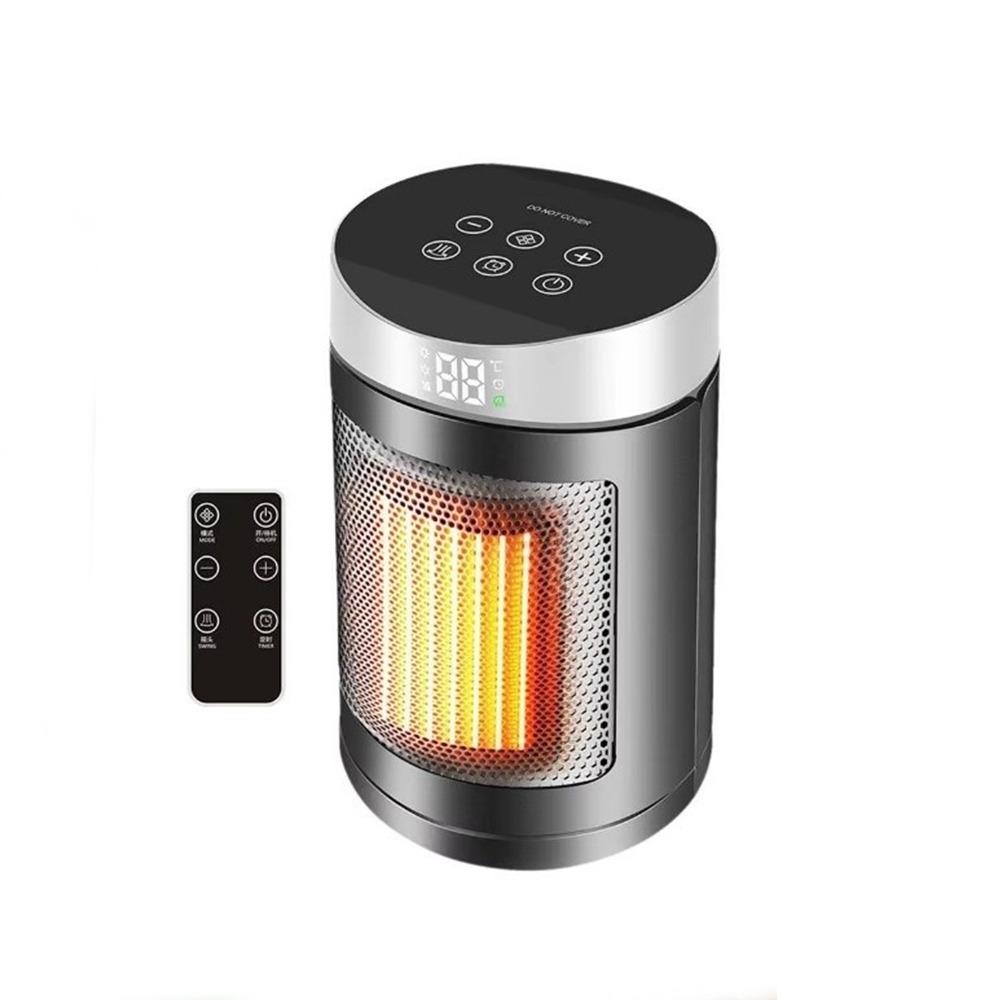 LED Display Electric Heater Energy Saving Warm Air Heater Energy-saving Hot Air Heater Desktop EU Plug