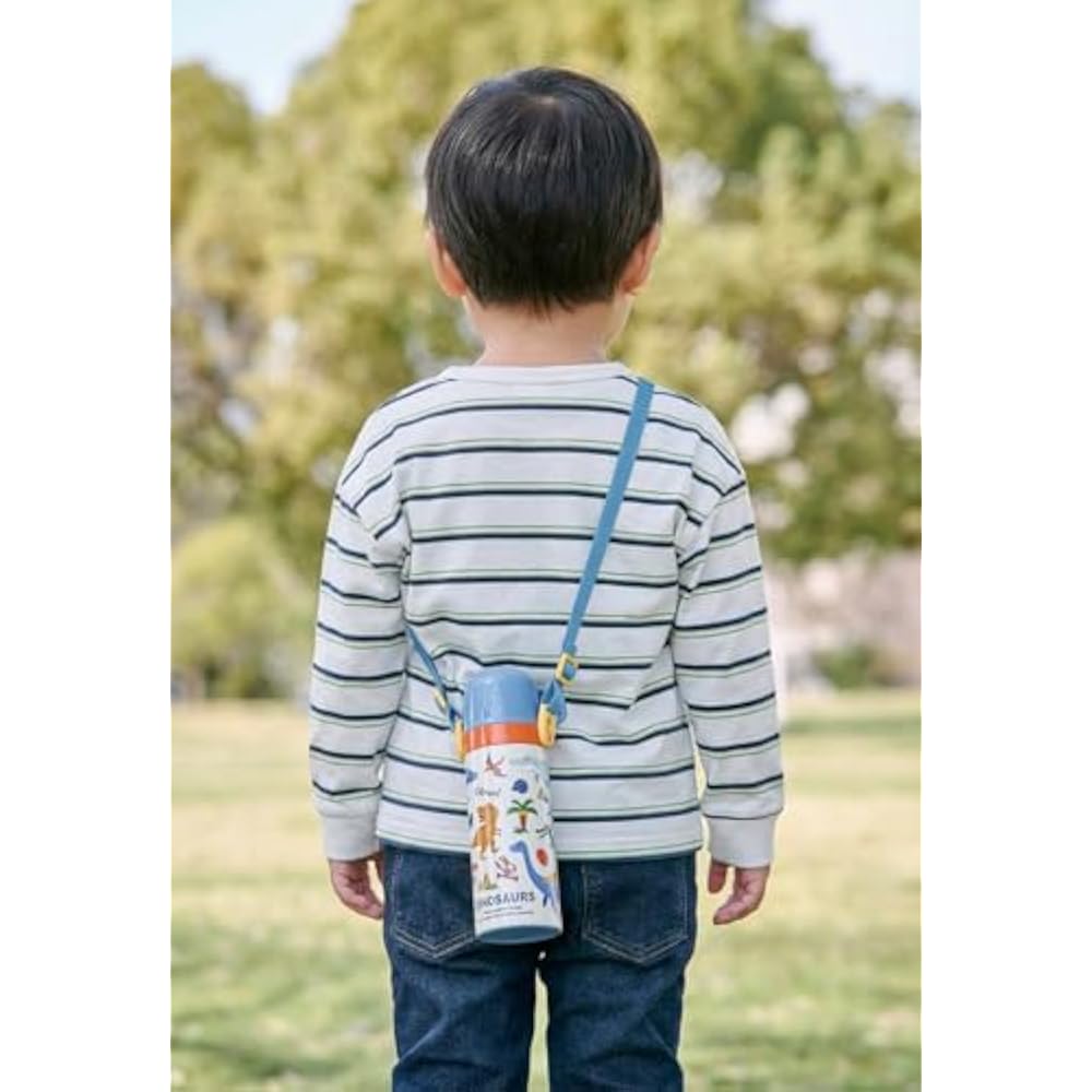 Skater (Skater) Water Bottle for Kids, 2 Way, Direct Drinking, 470 Ml, Cup Drinking, 430 Ml, Supe...