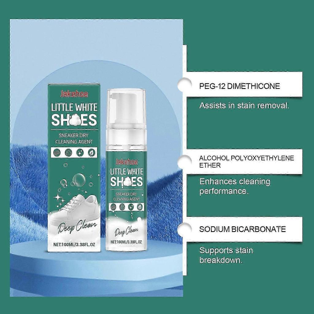 Shoe Cleaner Little White Shoe Dry Cleaner Yellowing Decontamination and Anti-oxidation Surface Portable Cleaner
