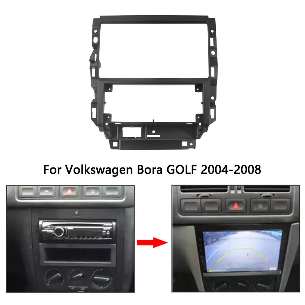 9 Inch Car Frame Fascia Cable Adapter For Volkswagen Bora GOLF 2004-2008 Android Radio Dash Fitting Panel Kit