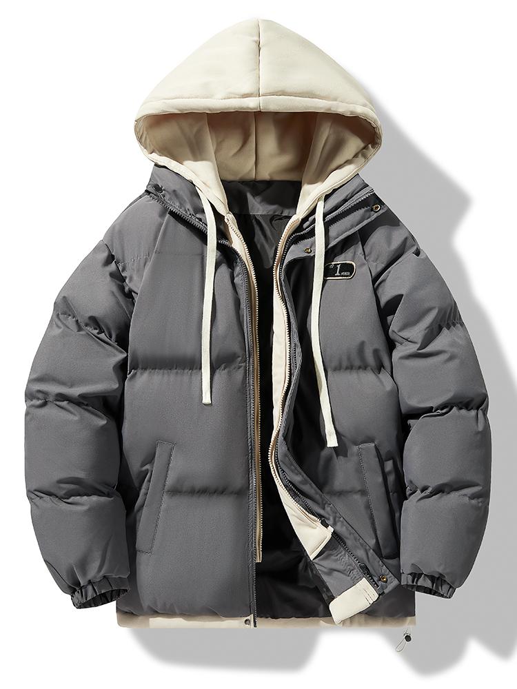 Clothing New Fleece Lined Parka Outdoor Warm Snow Men's Long Coat Parkas Clothes Fashion Men's Winter Hooded Jacket Puffer Parka