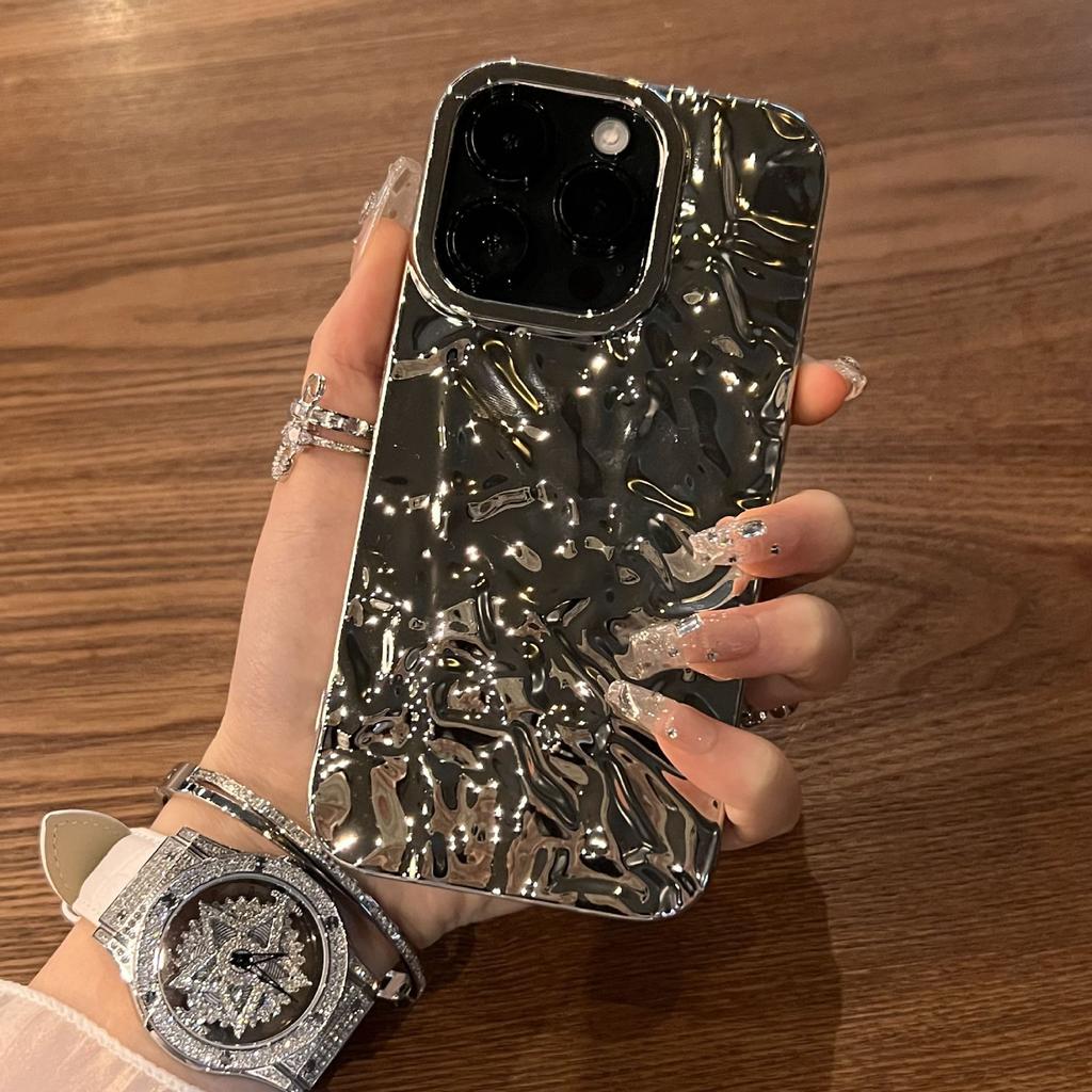 Applicable To IPhone 16 Wrinkled Skin-feeling Mobile Phone Case Apple 15proMax All-inclusive Matte 14 Anti-fall Protection Case