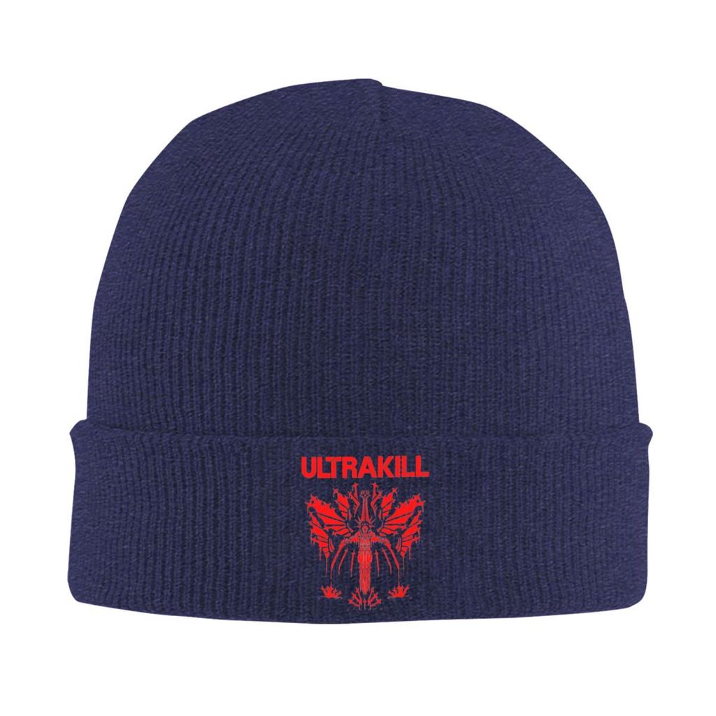 Ultrakill Video Game Accessories Warm Knitted Cap Winter Knit Bonnet Hat Skullies Beanies Hip Hop Caps for Unisex