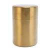 Tea Canister Gold 304 Stainless Steel Sealed Damp Proof Coffee Sugar Tea Leaf Jar