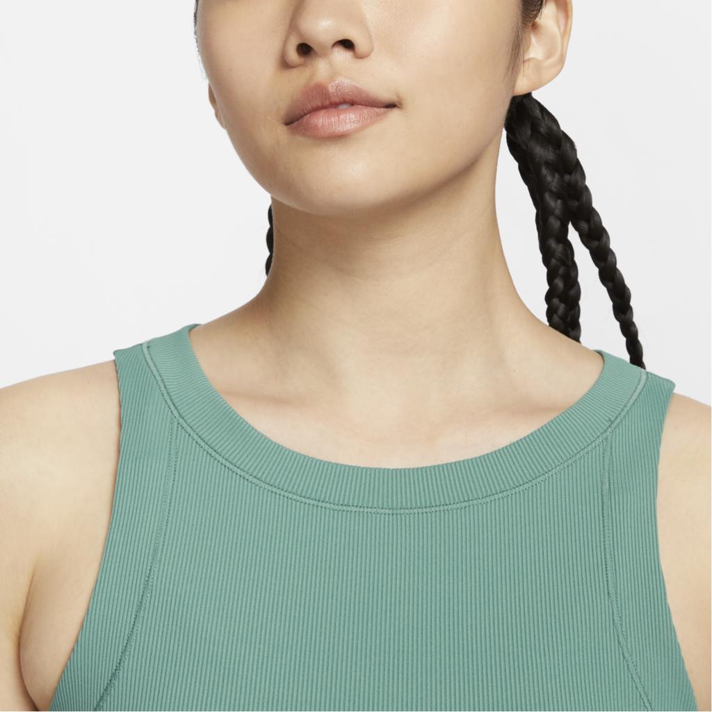 Nike Zenvy Dri-FIT Soft Comfortable Quick-Dry Casual Sports Tank Top Women Tops Coastal-Blue White FN3537-361