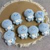 Idol K-Pop Blue Plush Toy Keychain Cute Toy Pendant Soft Fluffy Unique Expression Plush Merchandise Gifts Fan Goods