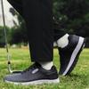 Golf men's shoes waterproof and non-slip fixed nails straps white casual breathable sports shoes