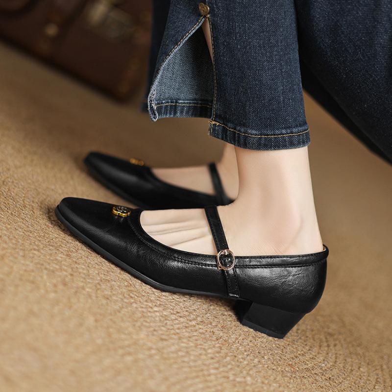 

Four Seasons Wear Women s Casual Shoes Light Mouth Pointed Wedge Heel Women s Leather Shoes Sleeve Lazy Shoes Solid Color Women s Shoes 39 чорний