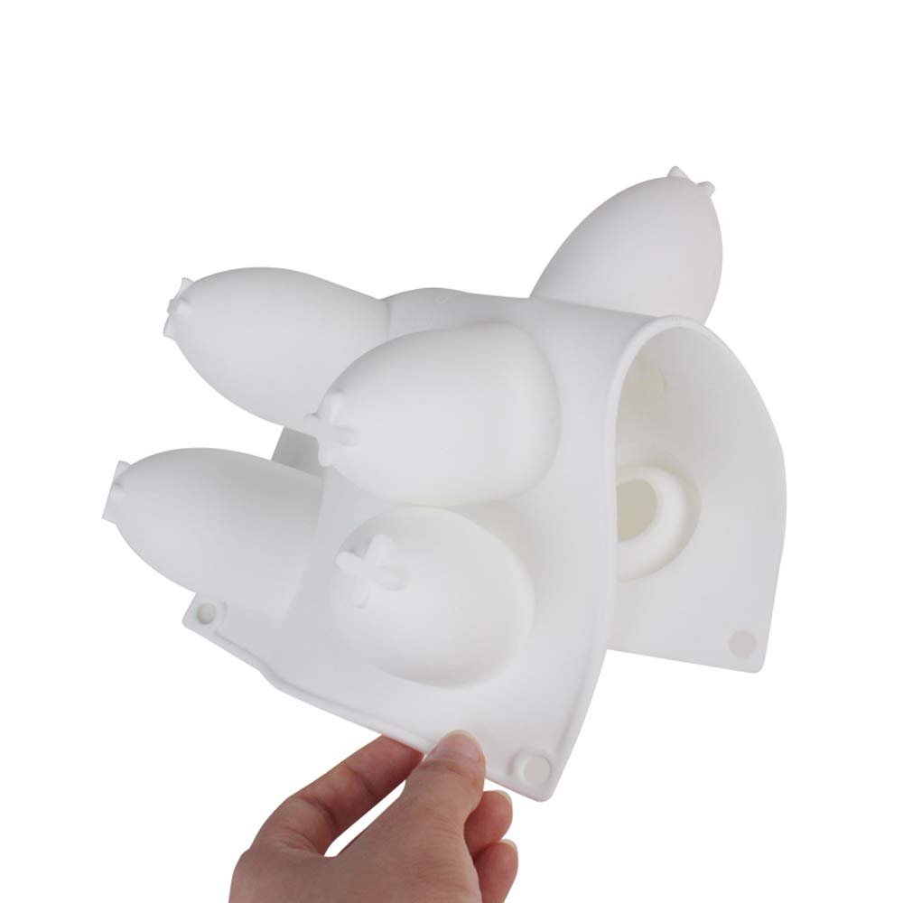 Egg Type DIY Cake Mold Silicone Mold Silicone Cake Mold Mold for Mousse Cake Fondant Craft Baking Mold