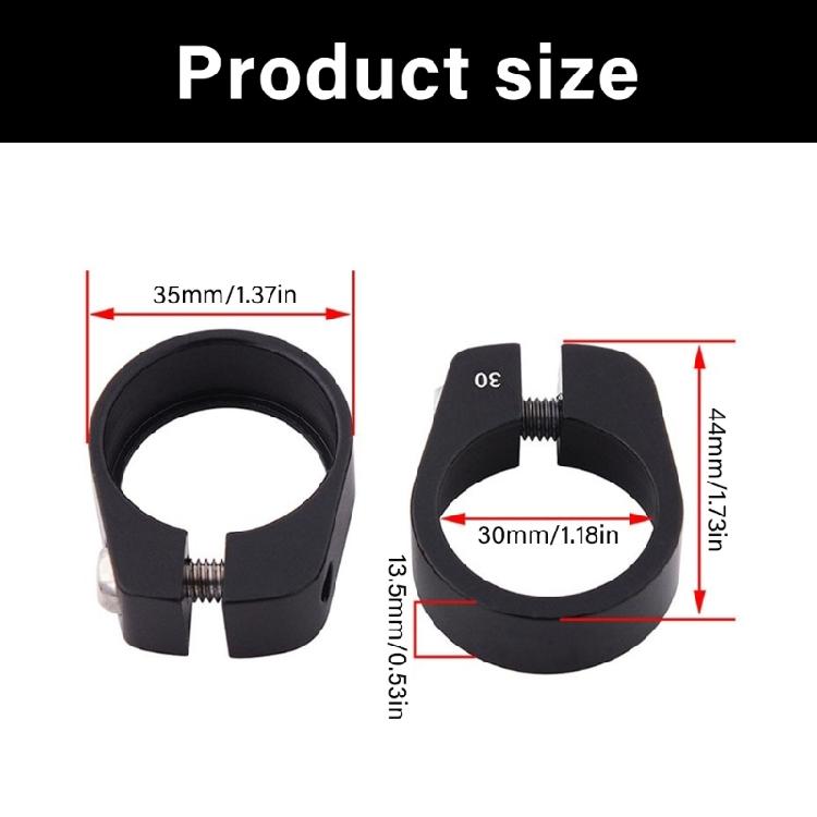 Road Bike Seatpost Clamp Aluminum Alloy Bike Seat Post Clamp 30mm Seat Tube Clip Cycling Accessories Enduring
