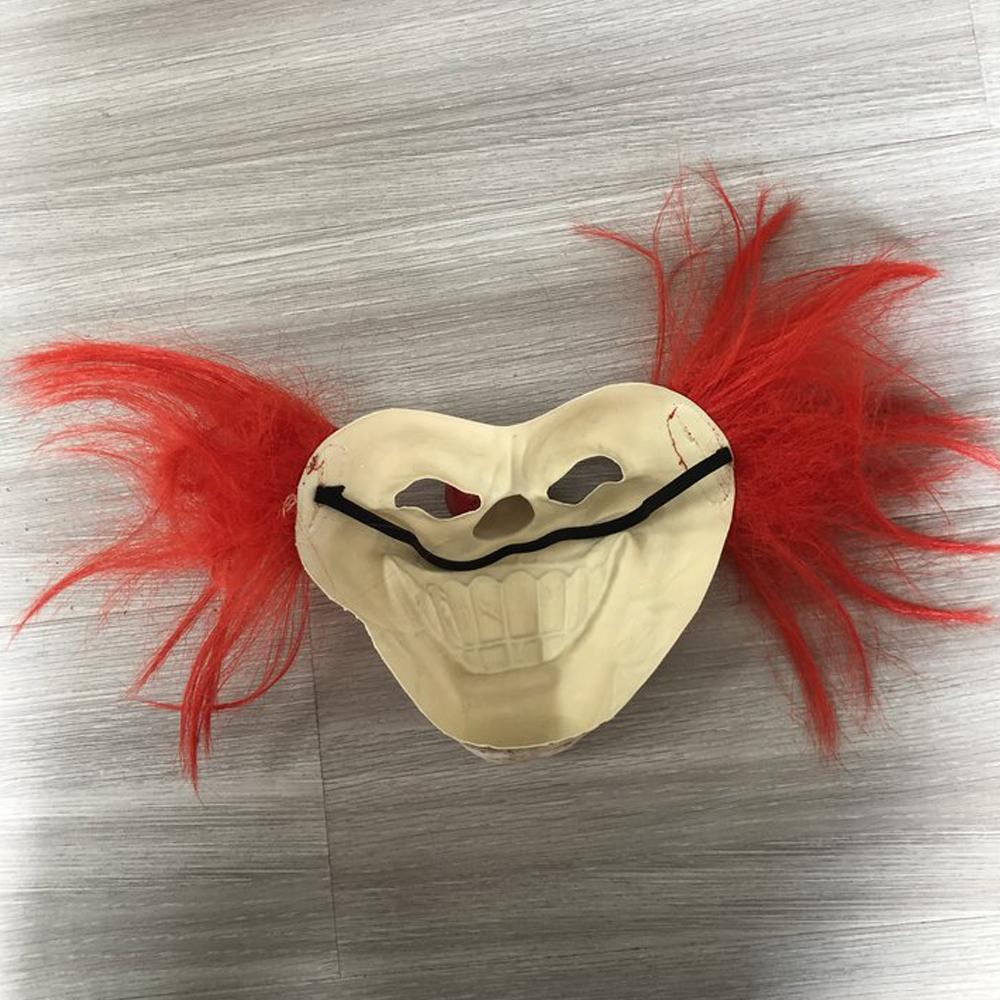 Creepy Twisted Metal Sweet Tooth Joker Mask Cosplay Bloody Clown Latex Masks Halloween Carnival Purim Party Costume Props