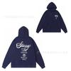 Mens Oversized Hooded Sweatshirt With Letter Print Streetwear Style Cotton Pullover Winter