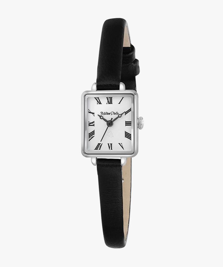 Milteunseutelli Square Leather Watch Ms-164S