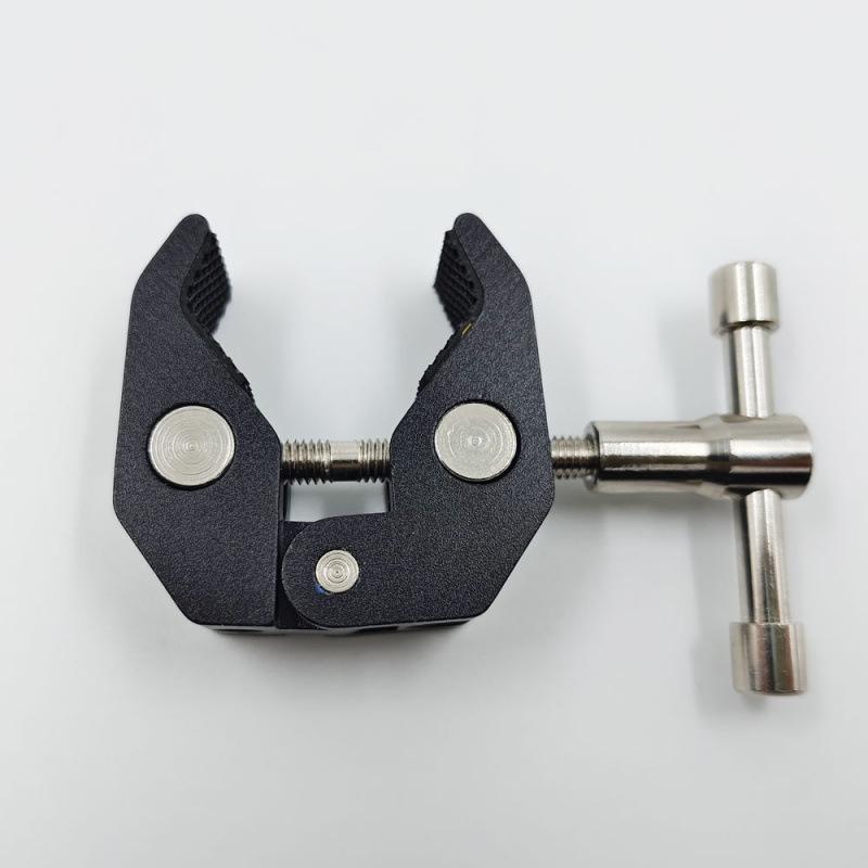 Heavy-Duty Metal Crab Clamp with CNC Magic Arm for Photography, Bikes, and Motorcycles
