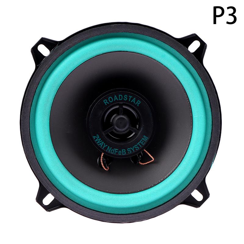 

4/5/6 дюймов 100 Вт 2-полосный автомобильный Hi-Fi коаксиальный динамик дверной аудио музыка стерео твитер среднечастотный динамик полный диапазон частот динамик зеленый Ama 6.5 inch