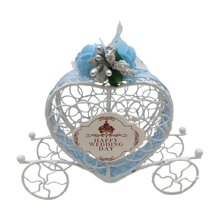 Fairy-tale Carriage Wedding Favor Heart Candy Box Love Theme Candy Packagings 1