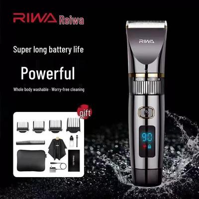 Reiwa 6501 Hochwertiges Salon-Umhang & Elektrischer Haarschneider Set für Heim-Dauerwelle und Färben