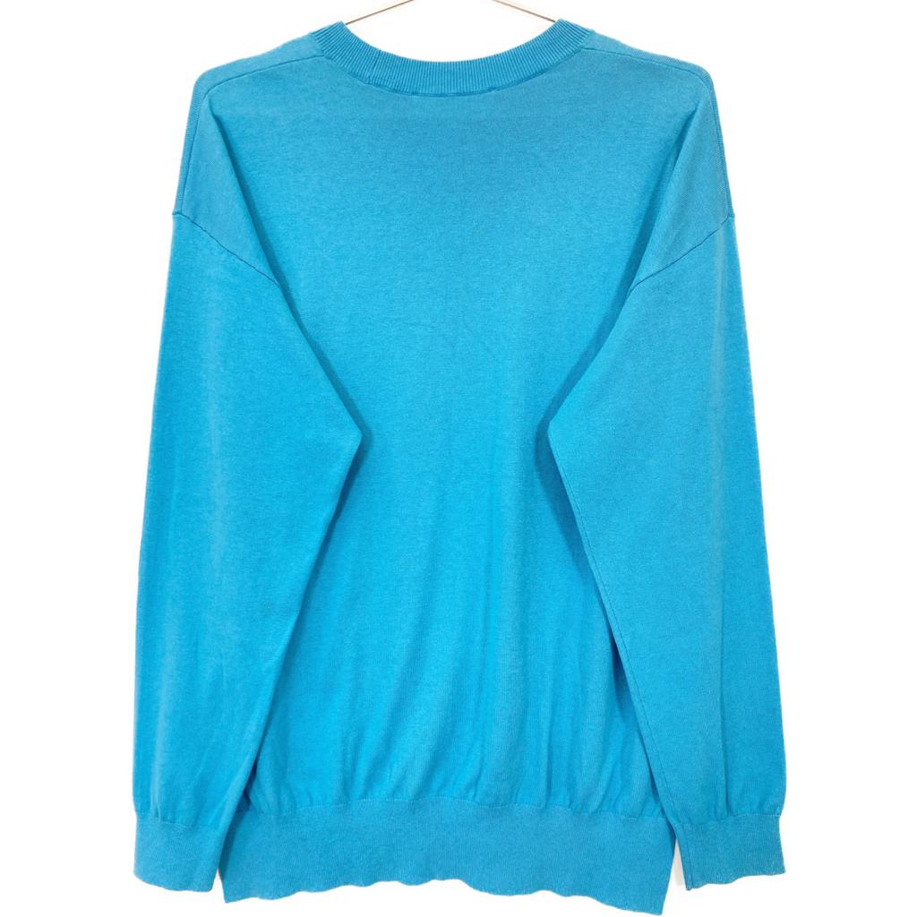 ENFOLD Excellent Condition 24Stainless Steel Silk Cotton Pullover Tops 38 blueUsed