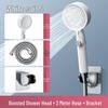 TLXT Handheld Shower Head Set with 4-Mode Adjustable Spray