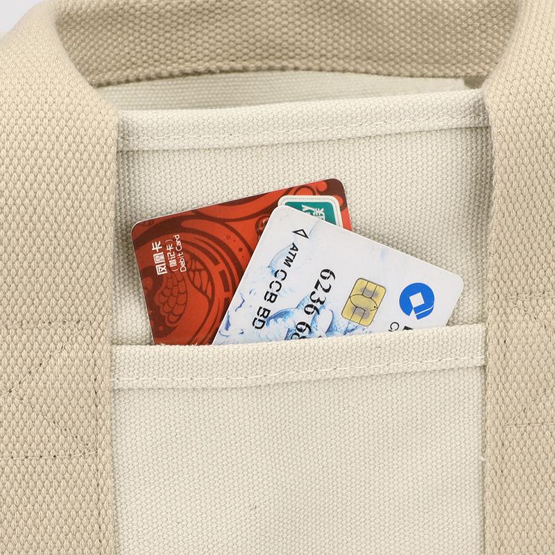 Women Small Bag With Fashion Lady Single Shoulder Portable Thickened Ladies Canvas Mobile Phone Bucket Tote Storage Bags