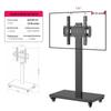 Rotating TV Stand & Cart for 32-75 Inch Monitors: Horizontal/Vertical, Live Broadcast Ready, Mobile Wall Mount