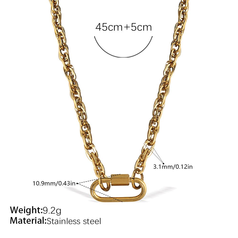 Japan And South Korea Fashion Niche Bracelet Necklace Women'S Personality Design Versatile Jewelry Does Not Fade Popular Trend