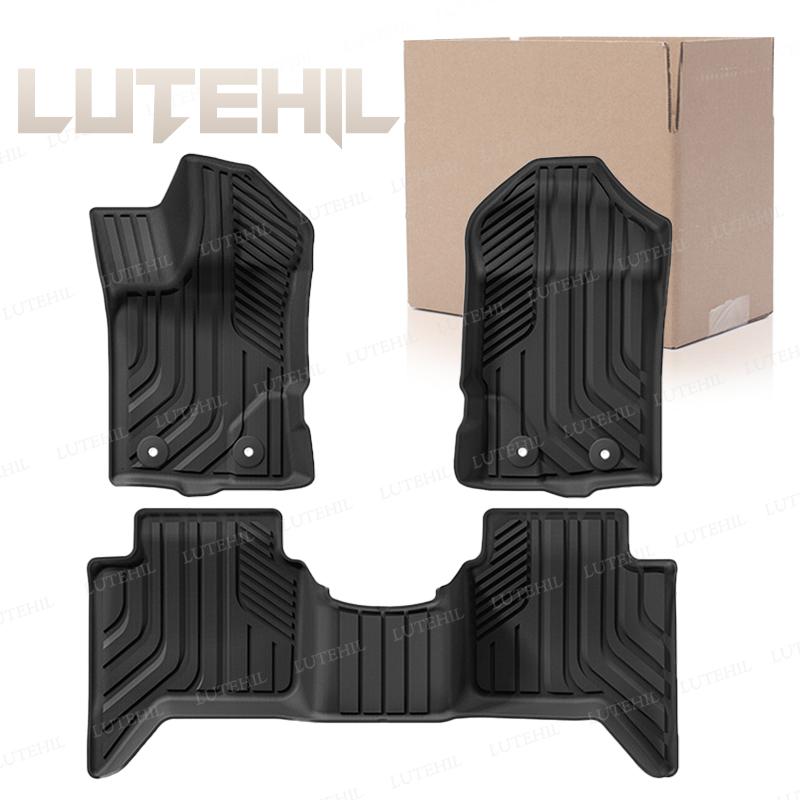 

For Ford Ranger Supercrew 2019-2025 20 21 22 23 Custom All-Weather TPE Floor Mat Carpet Cover Auto Interior Protector Accessorie