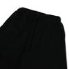 ANDAGAIN Washed Cotton Wide Twill Pants (Black